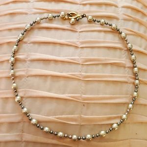 Tricolor Pearl Necklace